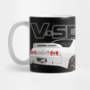 R32 GTR V-SPEC II N1 326 CRYSTAL WHITE ON BRONZE TE's Mug